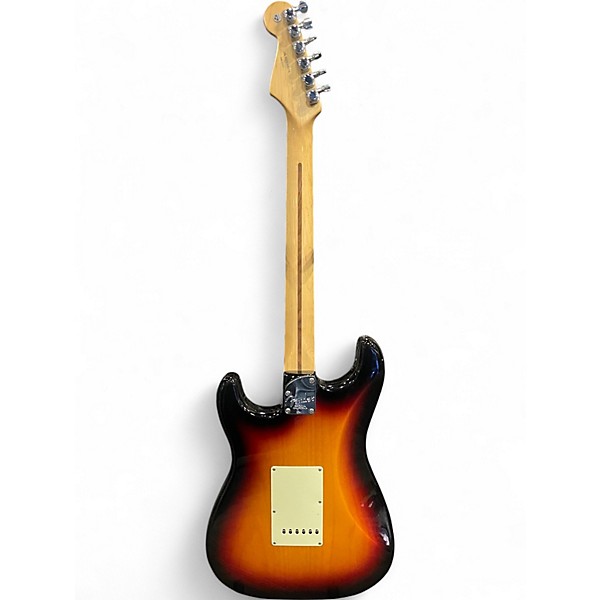 Used 2006 Fender American Deluxe Stratocaster 3 Tone Sunburst Solid Body Electric Guitar