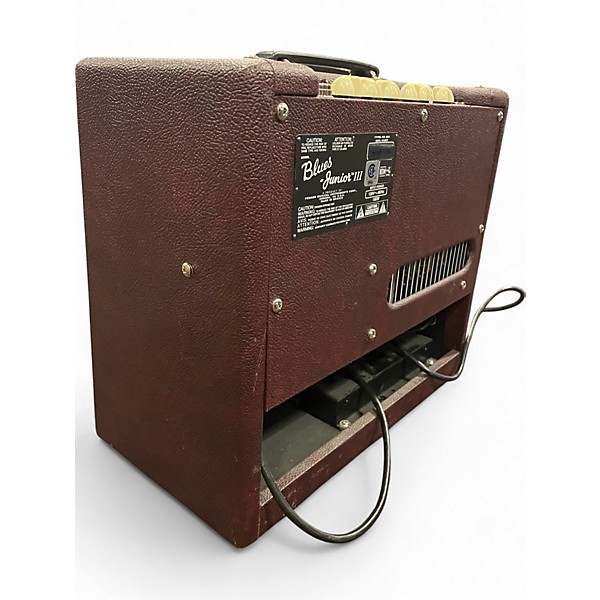 Used Fender Blues Junior III 15W 1x12 Limited Edition Merlot Tube Guitar Combo Amp