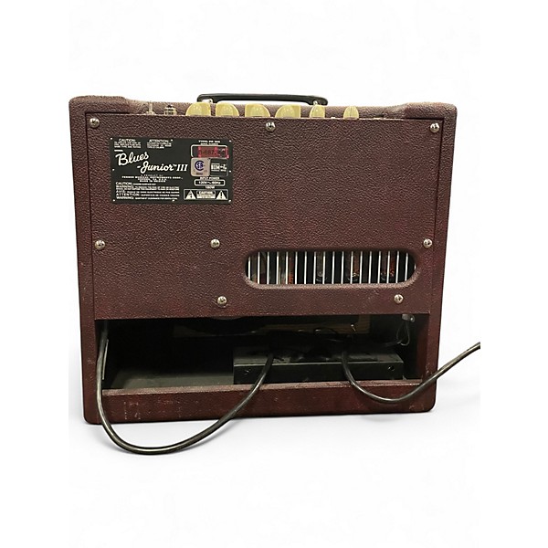 Used Fender Blues Junior III 15W 1x12 Limited Edition Merlot Tube Guitar Combo Amp