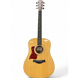 Used Taylor 210e DLX Left Handed Natural Acoustic Electric Guitar