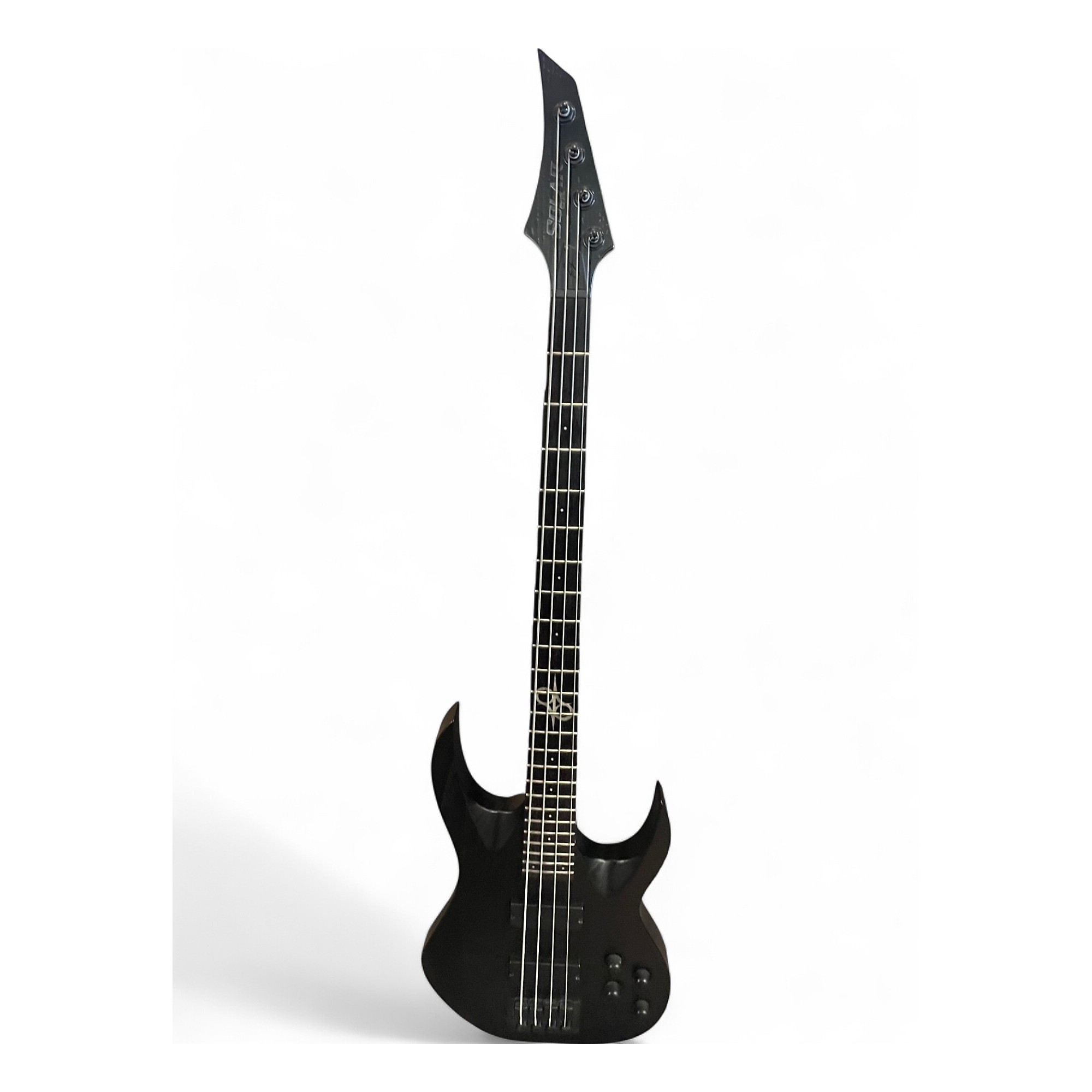 Used Solar Guitars AB2.4BOP Black Electric Bass Guitar Black