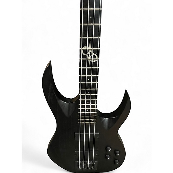 Used Solar Guitars AB2.4BOP Black Electric Bass Guitar