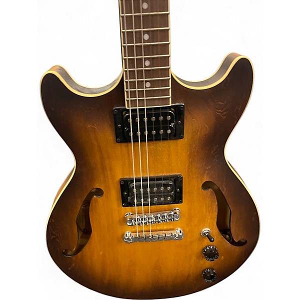 Used Ibanez AM53 2 Color Sunburst Hollow Body Electric Guitar