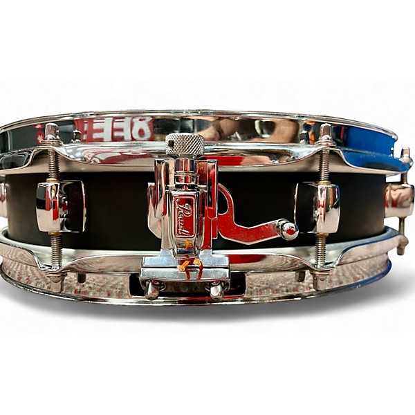 Used Pearl 13in Piccolo Steel Snare Black Drum