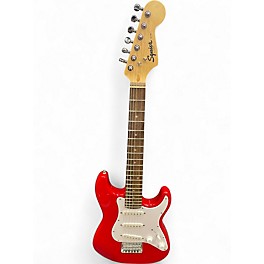 Used Squier Mini Affinity Stratocaster Candy Apple Red Electric Guitar