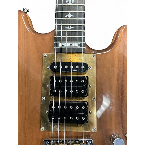 Used Eastwood Tiger Natural Solid Body Electric Guitar