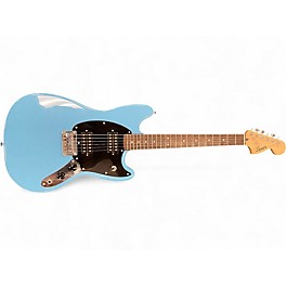 Used Squier MUSTANG Blue Solid Body Electric Guitar