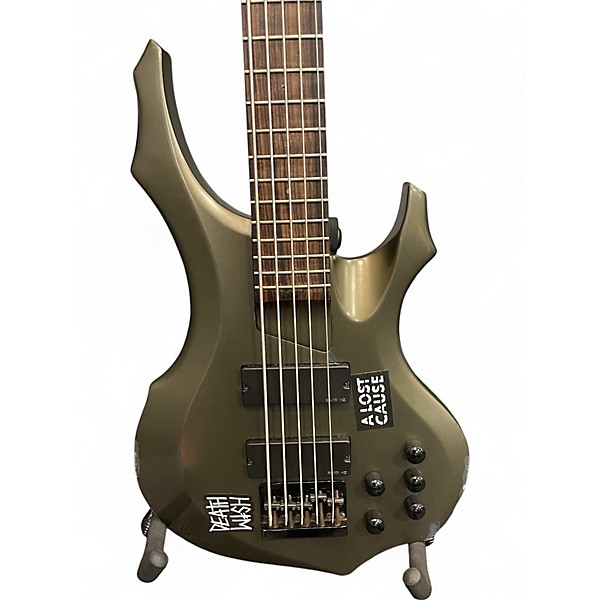 Used ESP LTD TA204 OLIVE Electric Bass Guitar