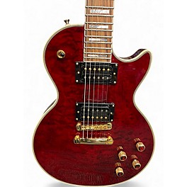 Used Epiphone Prophecy Les Paul Custom Plus Black Cherry Solid Body Electric Guitar