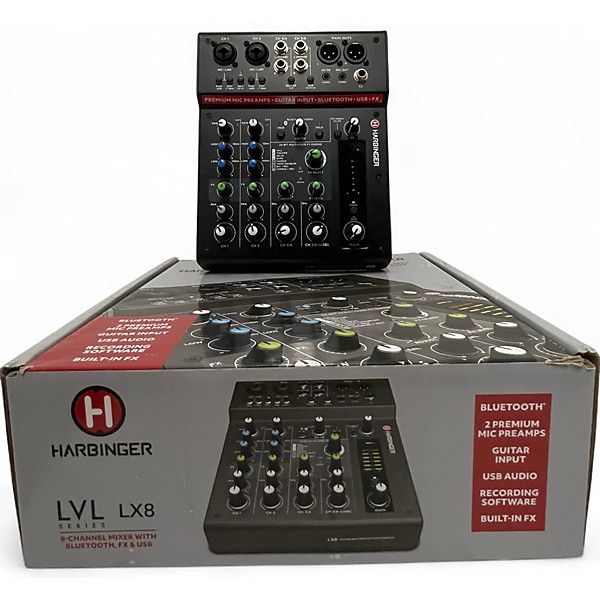 Used Harbinger LVL LX8 Unpowered Mixer