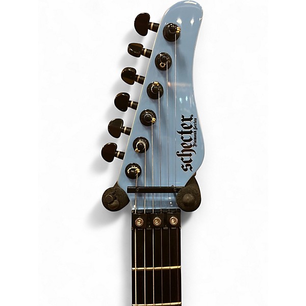 Used Schecter SUN VALLEY SUPER SHREDDER FRS BLUE Solid Body Electric Guitar