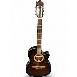 Used Ibanez GA35TCE Tobacco Burst Classical Acoustic Electric Guitar