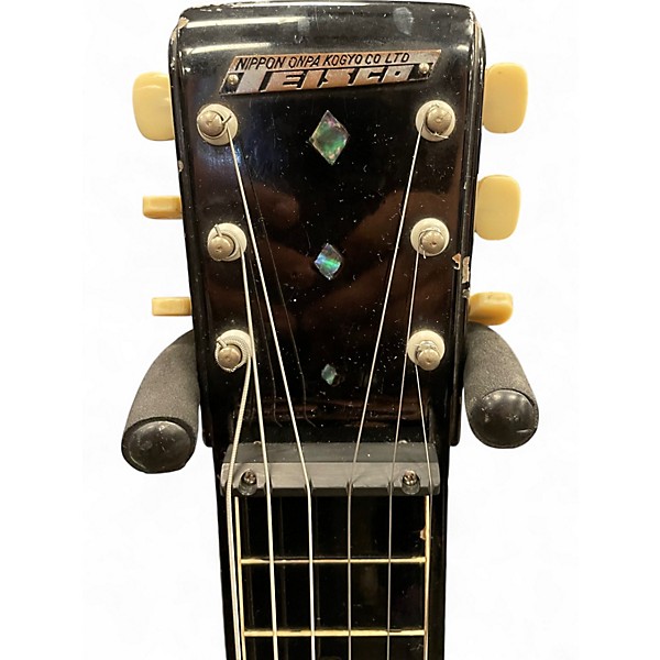 Vintage 1950s Teisco Model L Black Lap Steel