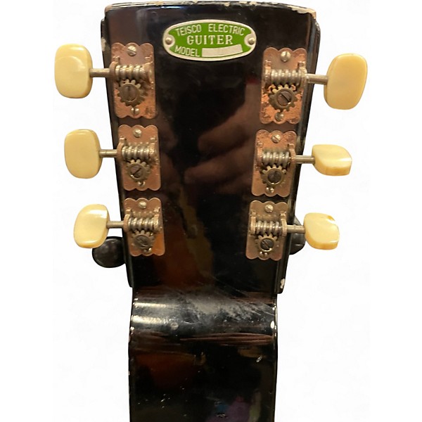 Vintage 1950s Teisco Model L Black Lap Steel