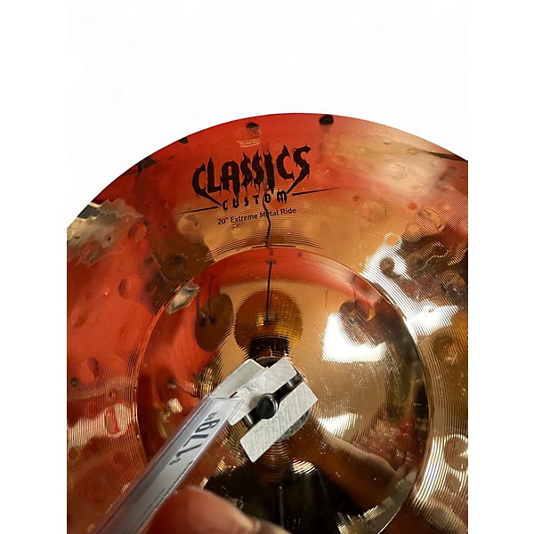 Used MEINL 20in Classic Custom Extreme Metal Cymbal,Specials : American Fashion Style Bags On Sale