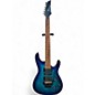 Used Ibanez S670QM BLUE FLAME BURST Solid Body Electric Guitar thumbnail