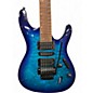 Used Ibanez S670QM BLUE FLAME BURST Solid Body Electric Guitar