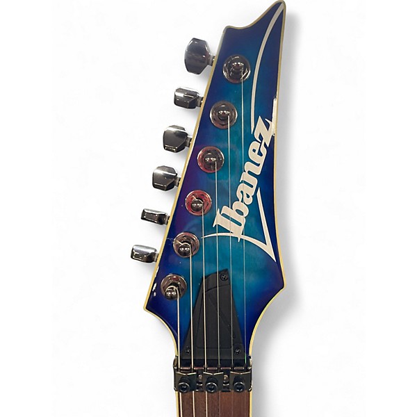 Used Ibanez S670QM BLUE FLAME BURST Solid Body Electric Guitar