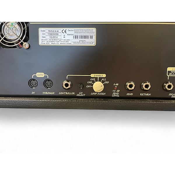 Used DV Mark TRIPLE SIX 40 Tube Guitar Amp Head