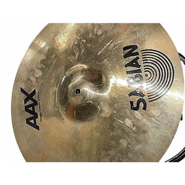 Used SABIAN 18in AAX Stage Crash Cymbal