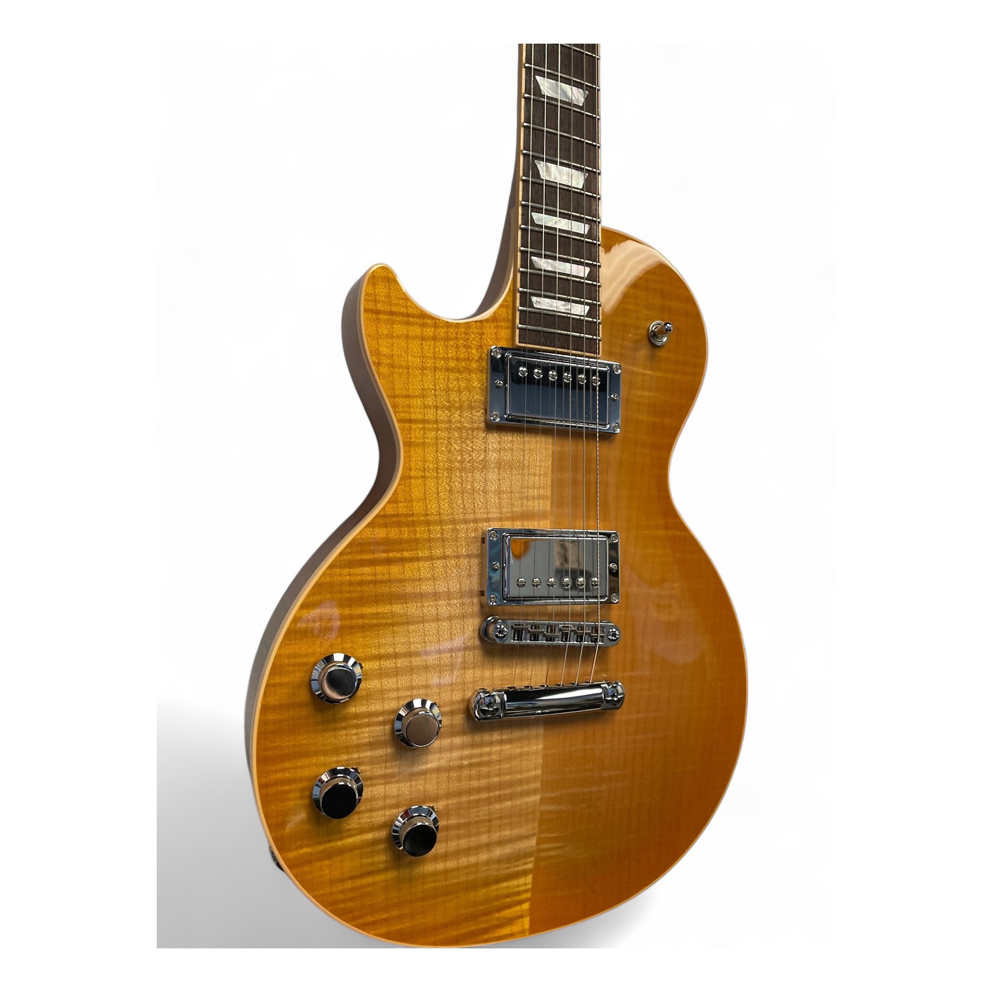 Used 2017 Gibson Les Paul Traditional HP Honey Burst Solid
