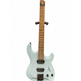 Used Harley Benton Dullahan-FT 24 Daphne Blue Solid Body Electric Guitar