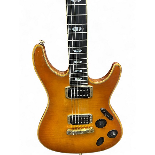 Used Ibanez sc620 s classic amber flame Solid Body Electric Guitar