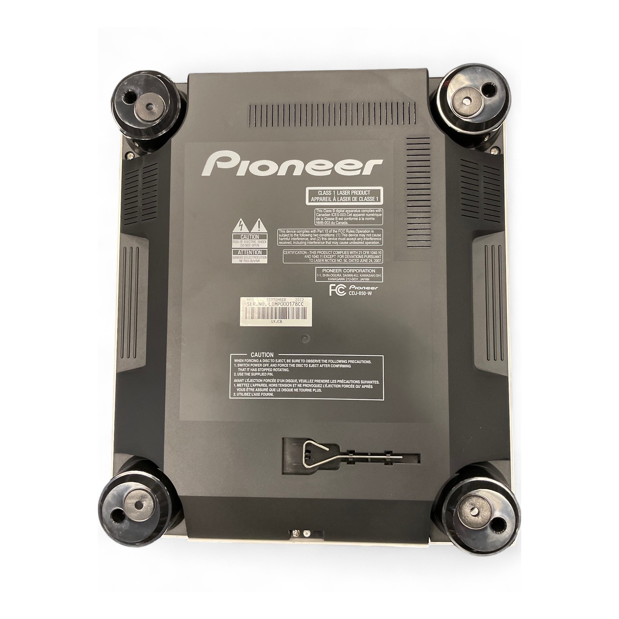 Used 2012 Pioneer DJ CDJ850 DJ Player | Guitar Center