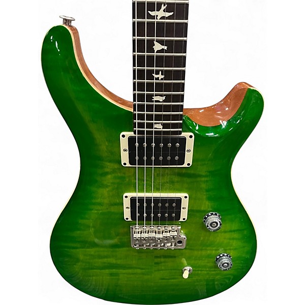 Used PRS CE24 Green Solid Body Electric Guitar