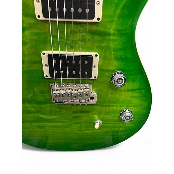 Used PRS CE24 Green Solid Body Electric Guitar