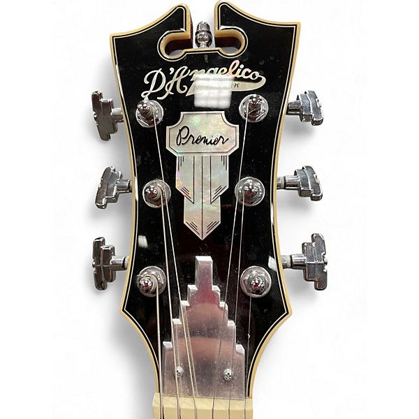 Used D'Angelico Premier Series DC TRANS WINE Hollow Body Electric Guitar