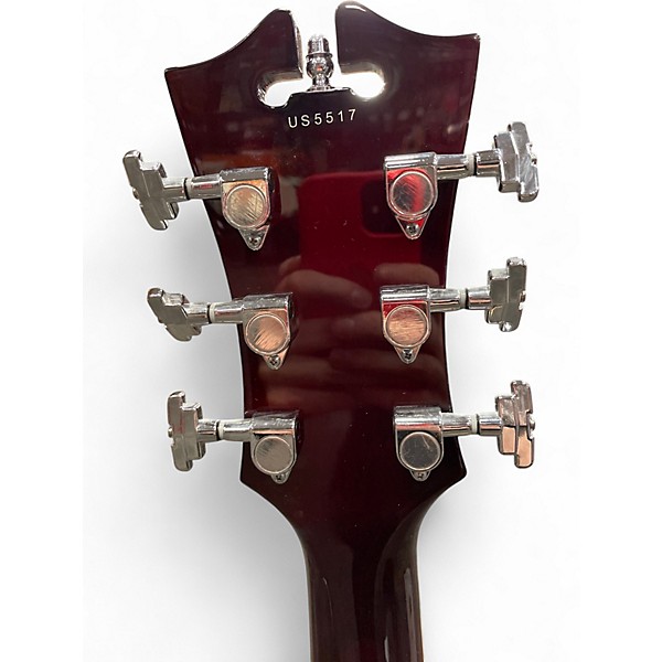 Used D'Angelico Premier Series DC TRANS WINE Hollow Body Electric Guitar