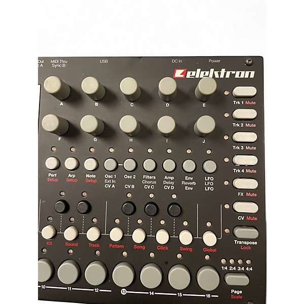 Used Elektron Analog Four Tabletop Synthesizer Synthesizer