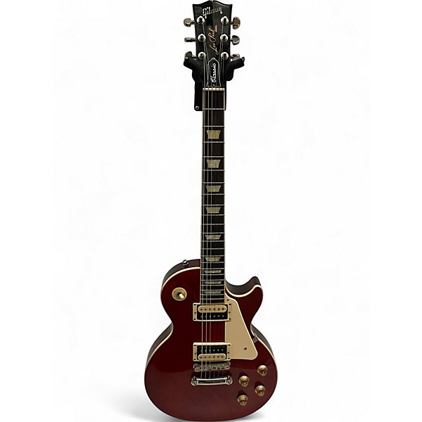 Used Gibson Les Paul Classic TRANSPARENT CHERRY Solid Body Electric Guitar