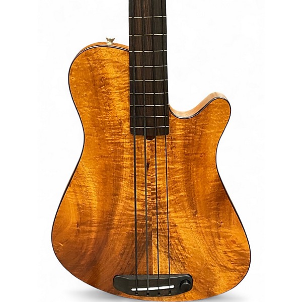 Used Rob Allen Mouse 30 Natural Walnut Electric Bass Guitar