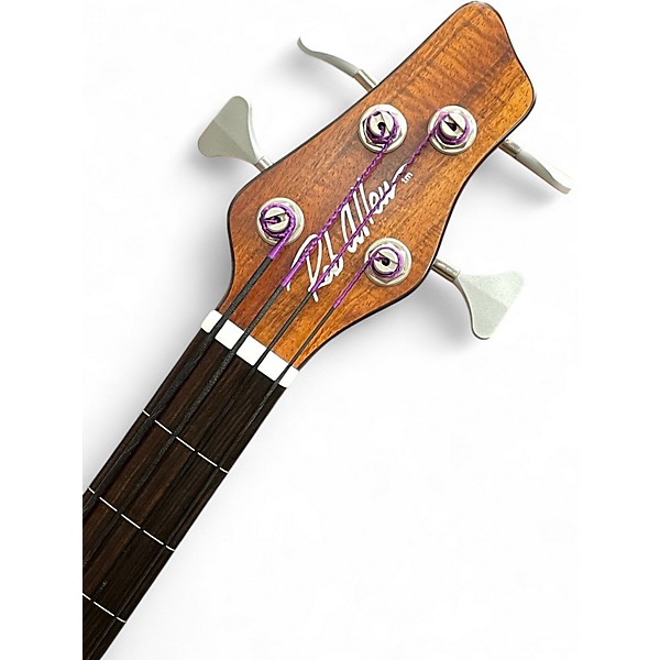 Used Rob Allen Mouse 30 Natural Walnut Electric Bass Guitar