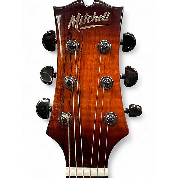 Used Mitchell MX430SM Amber Acoustic Electric Guitar