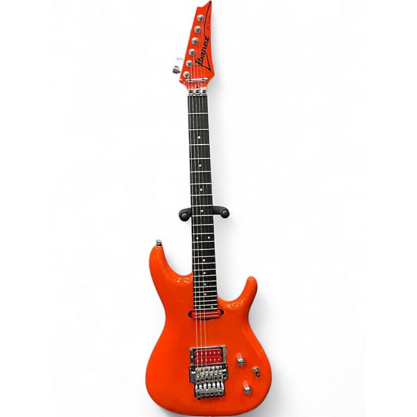 Used Ibanez JS2410 Joe Satriani Signature Muscle Car Orange Solid Body Electric Guitar