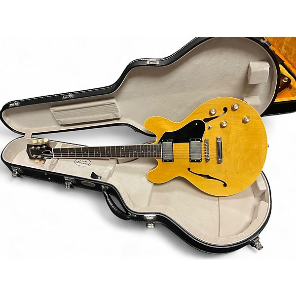 Used Collings I35 LC V Natural Hollow Body Electric Guitar