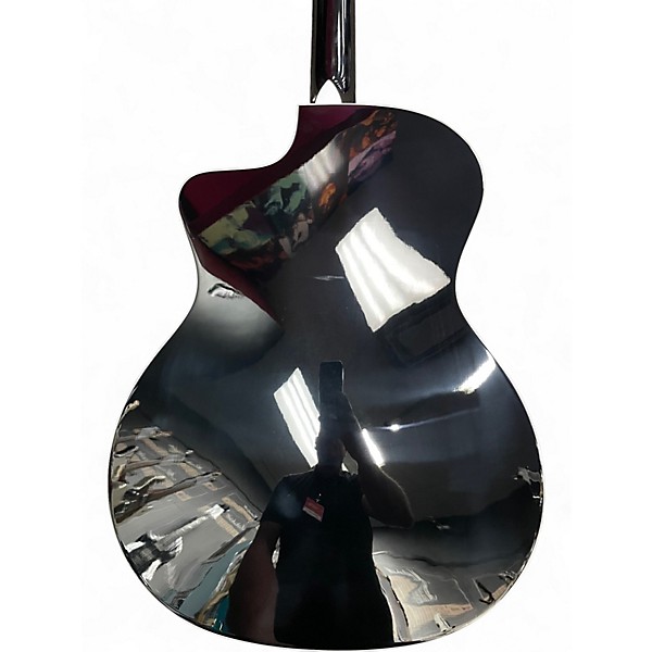 Used Taylor 214CE BLK Plus Grand Auditorium Black Acoustic Electric Guitar