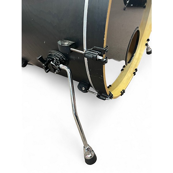 Used Crush Drums & Percussion 3 Piece Chameleon Ash satin trans black Drum Kit