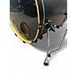 Used Crush Drums & Percussion 3 Piece Chameleon Ash satin trans black Drum Kit