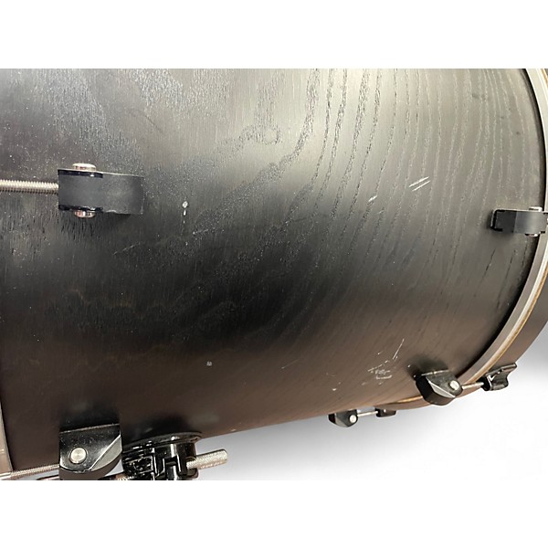 Used Crush Drums & Percussion 3 Piece Chameleon Ash satin trans black Drum Kit