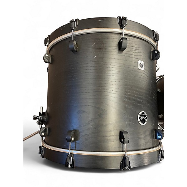 Used Crush Drums & Percussion 3 Piece Chameleon Ash satin trans black Drum Kit
