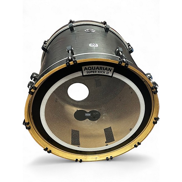 Used Crush Drums & Percussion 3 Piece Chameleon Ash satin trans black Drum Kit