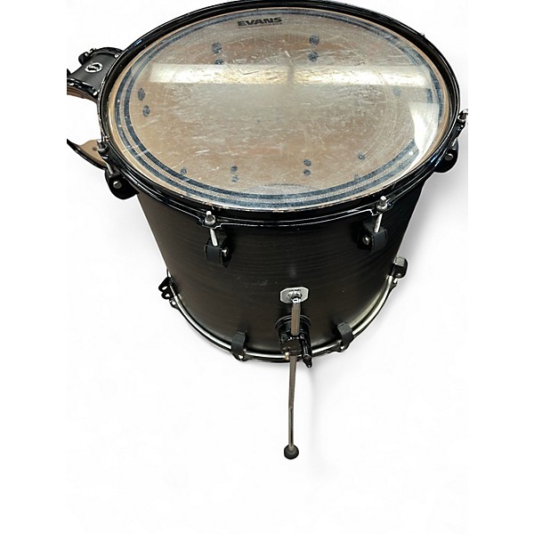 Used Crush Drums & Percussion 3 Piece Chameleon Ash satin trans black Drum Kit