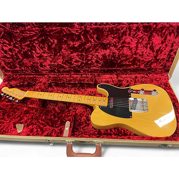 Used Fender AMERICAN VINTAGE II 1951 BLACKGUARD TELECASTER Butterscotch Blonde Solid Body Electric Guitar