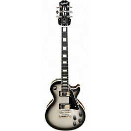 Used Epiphone Les Paul Custom Silver Burst Solid Body Electric Guitar
