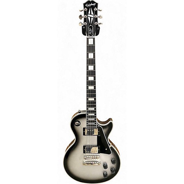 Used Epiphone Les Paul Custom Silver Burst Solid Body Electric Guitar,Specials : American Fashion Style Bags On Sale Used Epiphone Les Paul Custom Silver Burst Solid Body Electric Guitar,Specials : American Fashion Style Bags On Sale