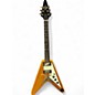 Used 2010 Epiphone Korina Flying V Korina Electric Bass Guitar thumbnail